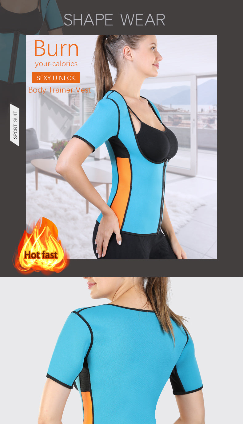 7280 Neoprene Loss Weigh Fat Burning Abdominal Slimming Sauna Sweat Vest