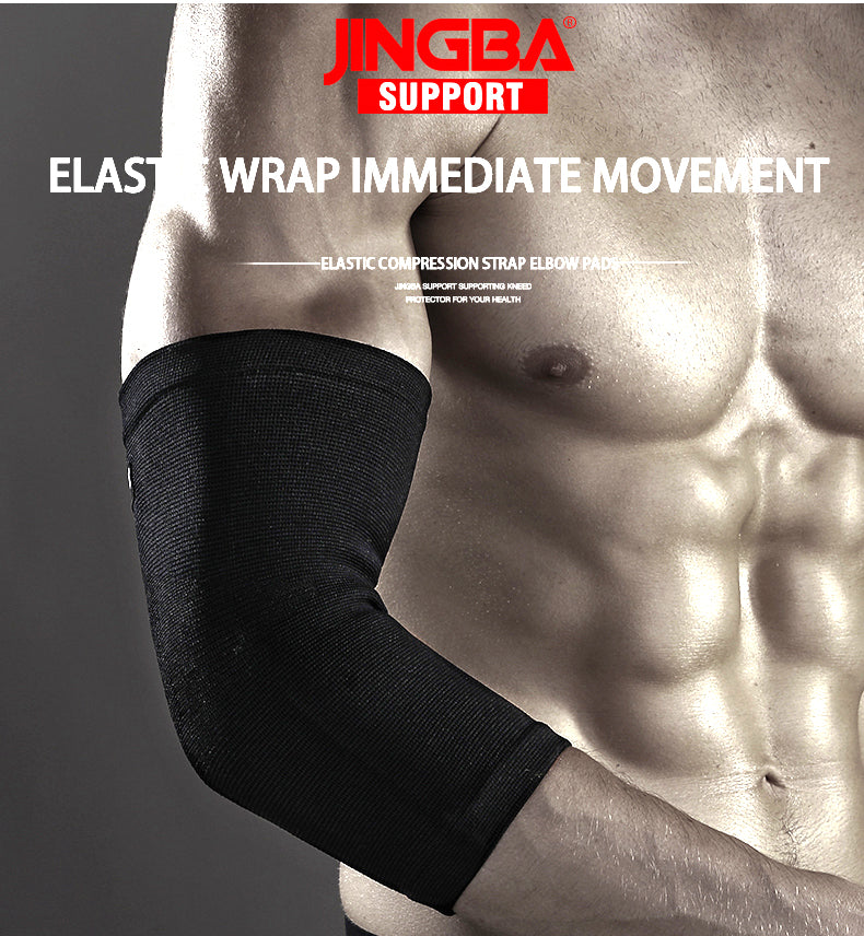 JINGBA SUPPORT 0037 Usine Fabricant Fitness Haltérophilie Réglable Munequeras Gym Elbow Support Brace