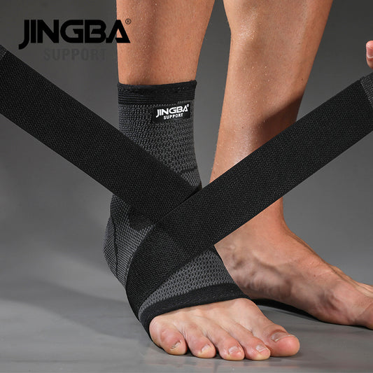 JINGBA SUPPORT 8047 orthèse de cheville confortable et respirante articulation de la cheville réglable Compression tricotée protège-cheville manchon