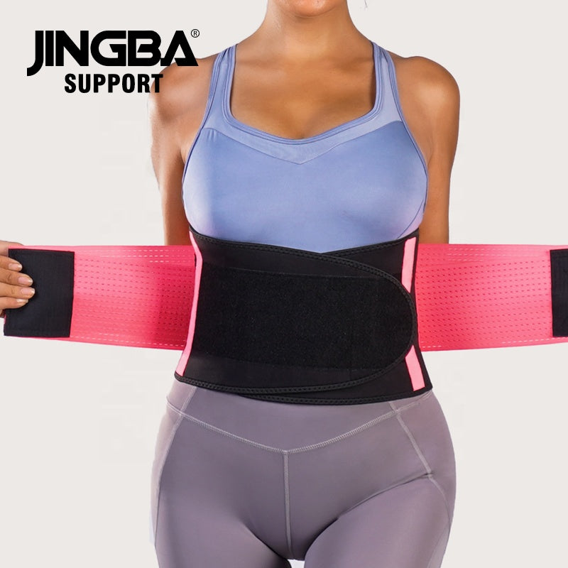 JINGBA SUPPORT 2308 respirant minceur femmes corps Shaper sueur perte de poids Corset ventre tondeuse taille formateur bande