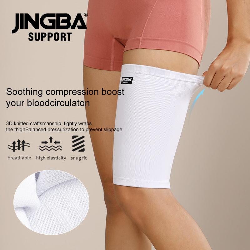 JINGBA SUPPORT 7357 Support de manchon de compression réglable pour le soulagement de la douleur de l'aine quadruple