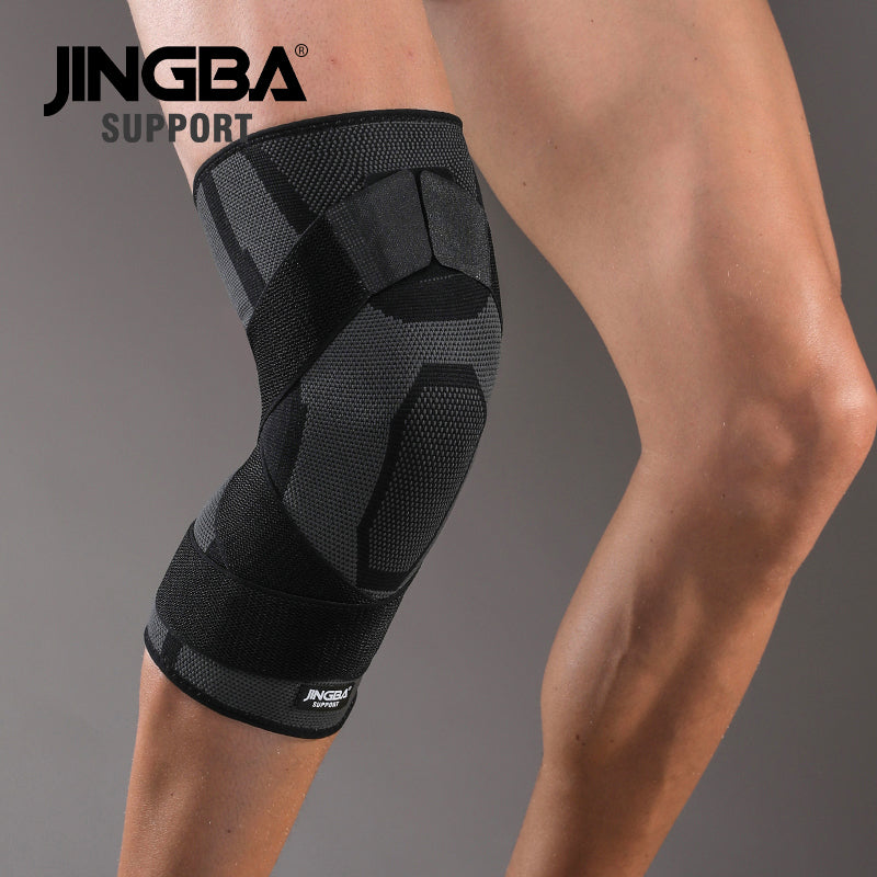 Sports Knee Pads - Adjustable Belt, Power Lifting Support