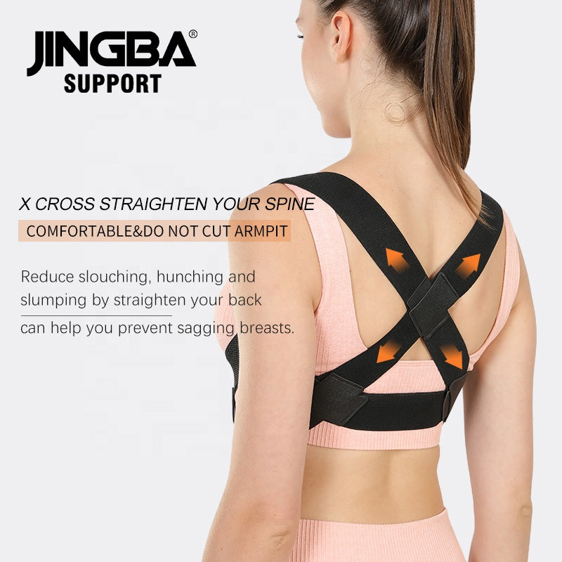 JINGBA SUPPORT 3102 correcteur de posture assis réglable dos orthèse soutien colonne vertébrale dos lisseur