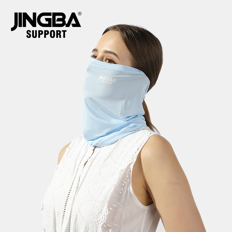 JINGBA SUPPORT 8055 cache-cou multifonctionnel visage écharpe couvre-chef pour unisexe hommes femmes anti-poussière respirant écharpe réutilisable