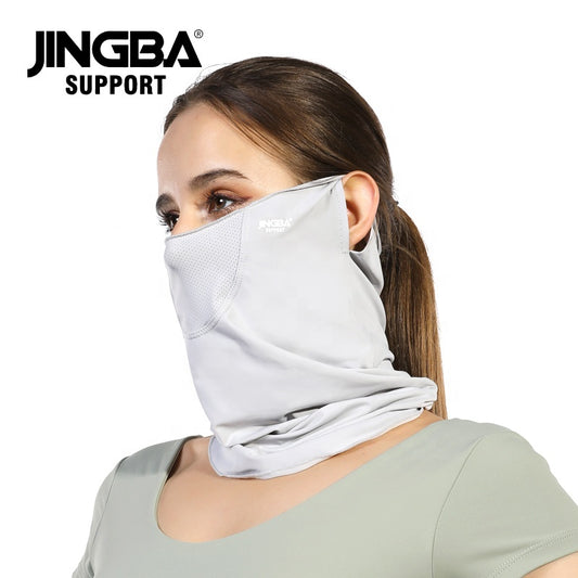 JINGBA SUPPORT 7055 maille cou guêtre visage masque écharpe masques Bandanas respirant extérieur chapeaux cagoules couverture pour hommes femmes