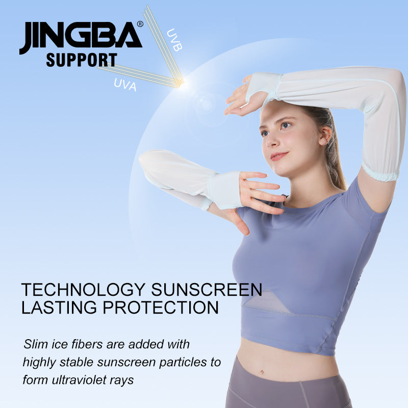 7945 Guantes largos de encaje ultrafinos protección solar UV malla refrescante mangas de tul protector solar mangas de brazos sin dedos