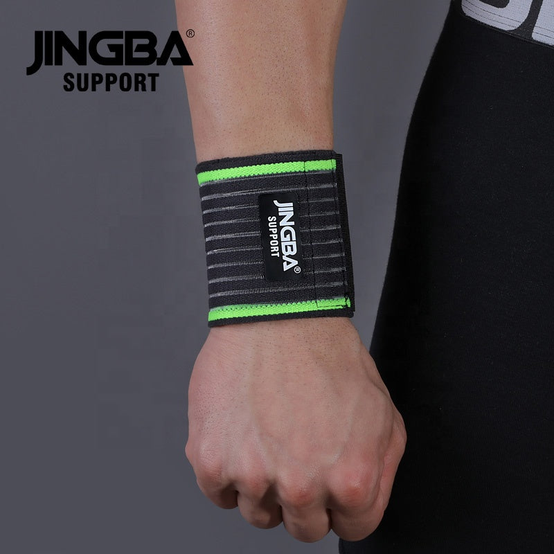 JINGBA SUPPORT 6224 entraînements gymnastique haltérophilie hommes femmes ajustement mains gauche et droite sangles de Compression du poignet