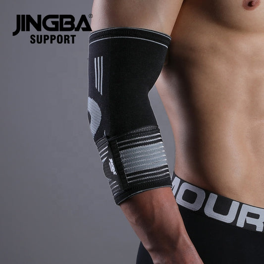 Arm Compression Sleeve - Elastic Nylon Elbow Support and Protector