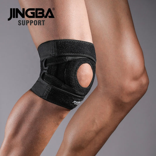 Quick-Drying Sports Knee Support with Stabilizing Pad and Patella Protection