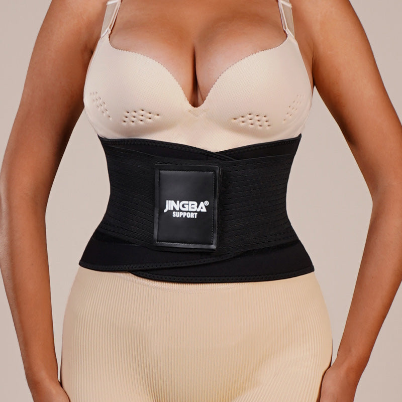 JINGBA SUPPORT 2308 respirant minceur femmes corps Shaper sueur perte de poids Corset ventre tondeuse taille formateur bande