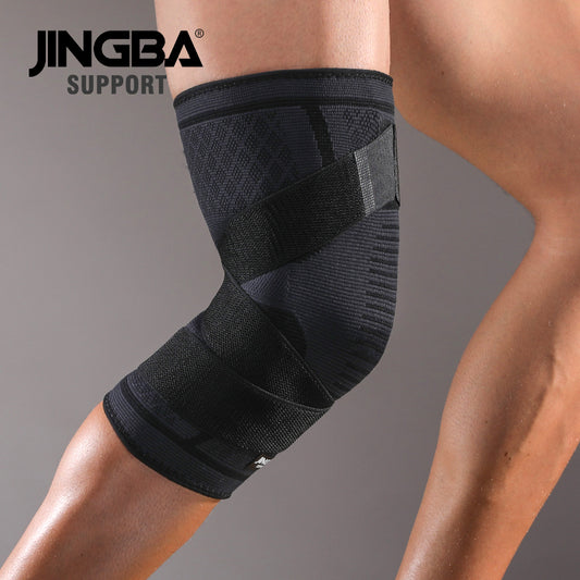 Adjustable Nylon Knee Supports - High Compression Knee Brace for Basketball