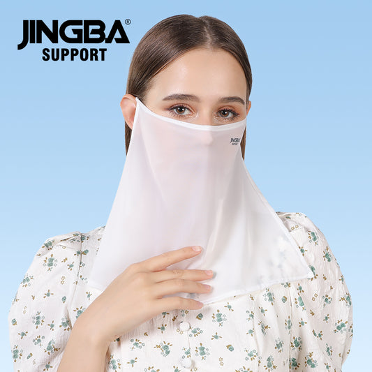 1055 Adjustable Face Cover Neck Gaiter Scarf Mask Bandana soft Reusable Breath Freely Pure Color