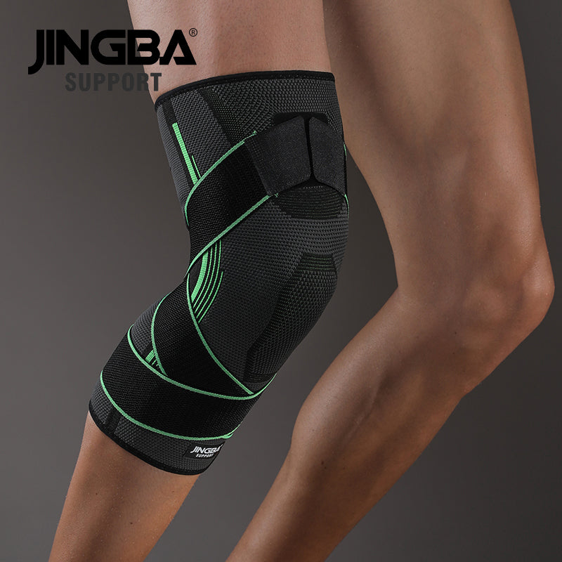 Sports Knee Pads - Adjustable Belt, Power Lifting Support