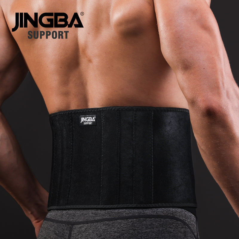 JINGBA SUPPORT 3308 Néoprène Soutien à la taille Sweat Taille Formateur Ceinture soutien dorsal à la taille bande personnaliser logo Vente en gros