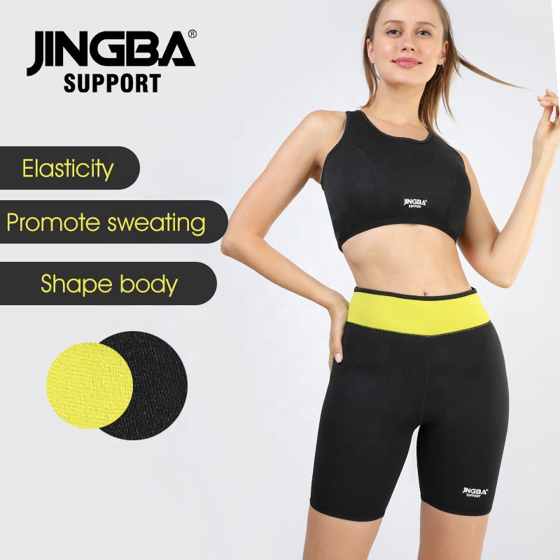 JINGBA SUPPORT 3480 femmes hommes musculation Shaper sueur minceur pantalon brûleur de graisse Sauna sueur Shorts pantalon