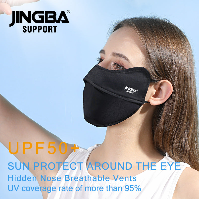 9055 Polyester Ice Silk Uv Outdoor Sun Protection Washable Reusable Cool Summer Mask cover eye corner