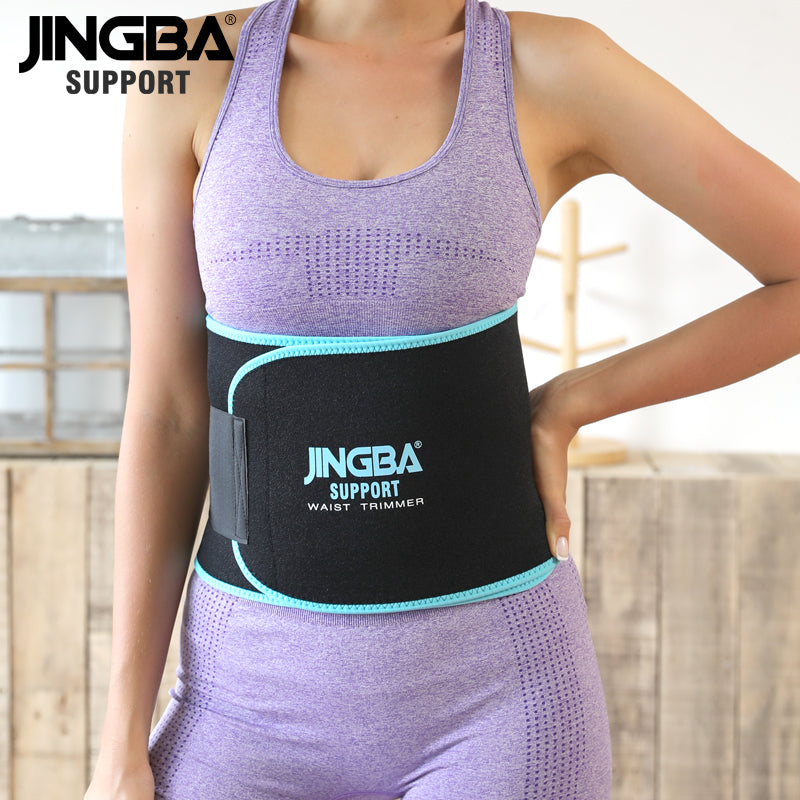 JINGBA SUPPORT 6308 Ceinture anti-transpiration unisexe en néoprène pour soutien de la taille et du dos