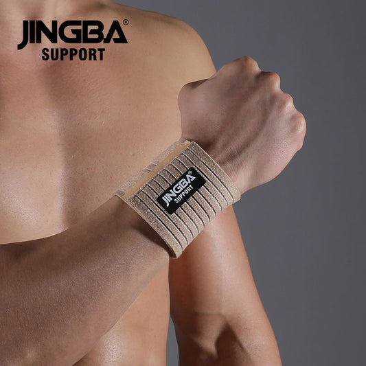 JINGBA SUPPORT 0224 entraînements de Compression gymnastique haltérophilie hommes femmes ajustement mains gauche et droite sangles de poignet
