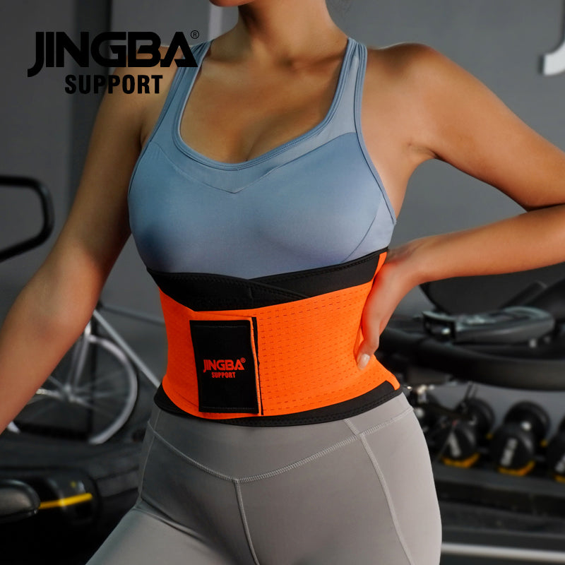 JINGBA SUPPORT 2308 respirant minceur femmes corps Shaper sueur perte de poids Corset ventre tondeuse taille formateur bande