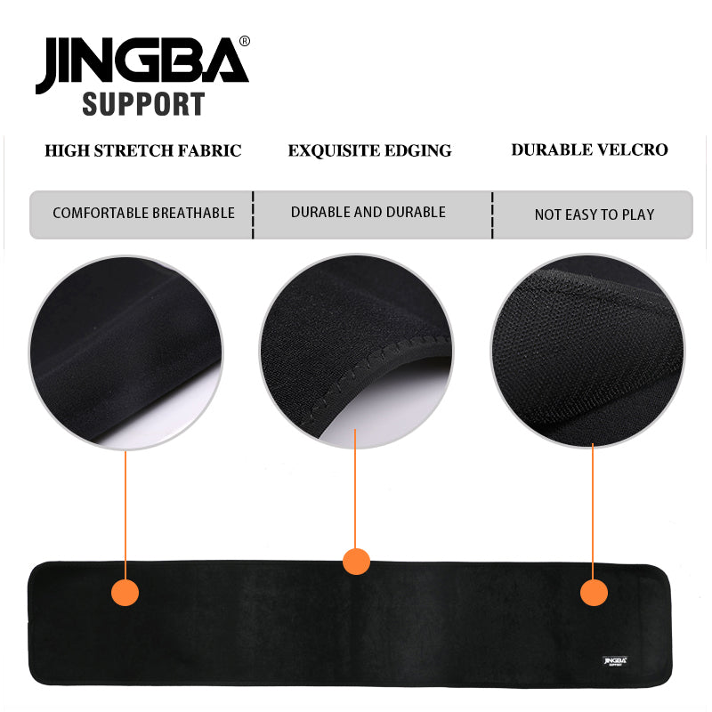 JINGBA SUPPORT 0308 néoprène taille soutien sport protecteur Fitness sueur ceinture soutien lombaire hommes femmes protection musculaire