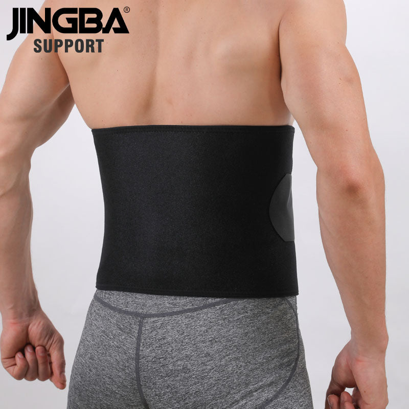 JINGBA SUPPORT 6308 Ceinture anti-transpiration unisexe en néoprène pour soutien de la taille et du dos