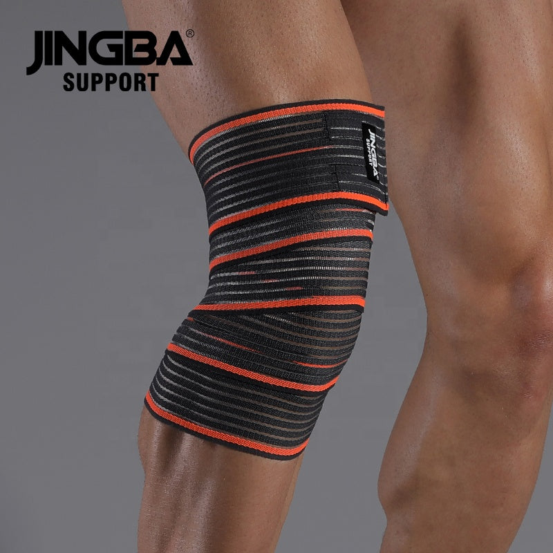 JINGBA SUPPORT 8224 Genouillère pour Cross Training WODs Compression Élastique Genouillère Genou Bandage