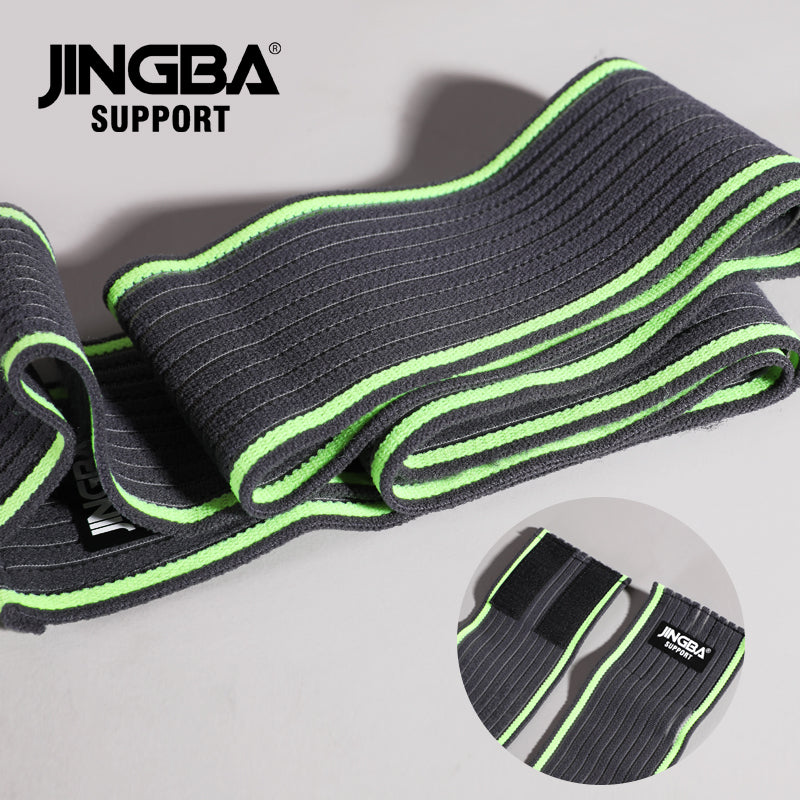 JINGBA SUPPORT 0324 Bandage de Genou de Levage Fitness Super Robuste pour Attelle de Genou de Veau Powerlifting