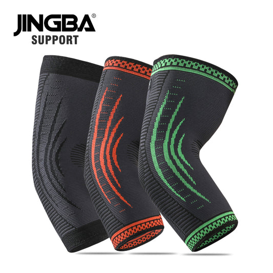 JINGBA SUPPORT 6037A Protection Sport Réglable Gardes Basketball Tennis Coudières Sport Bras manches