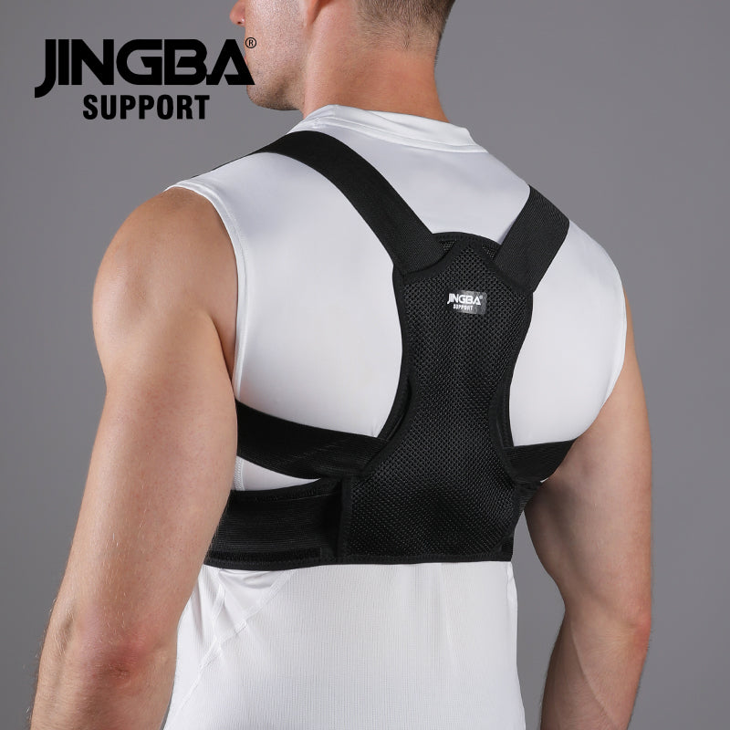 JINGBA SUPPORT 6102 redresseur de dos respirant soutien confortable haut du dos correcteur de Posture pour femmes et hommes