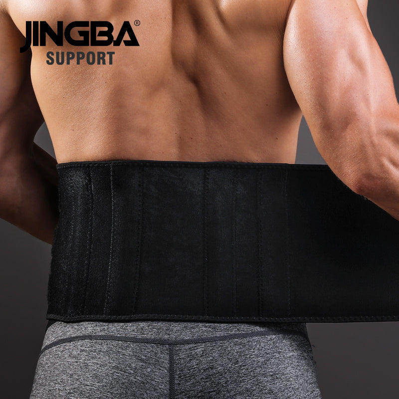 JINGBA SUPPORT 3308 Néoprène Soutien à la taille Sweat Taille Formateur Ceinture soutien dorsal à la taille bande personnaliser logo Vente en gros