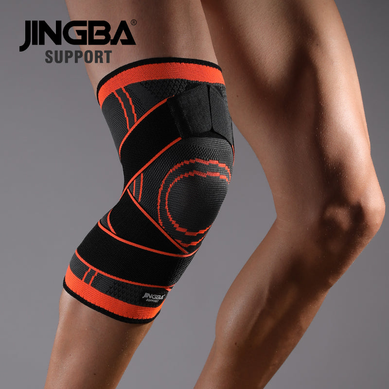 JINGBA SUPPORT 8067A Genouillères de basket-ball - Équipement de protection pour volley-ball et genouillères