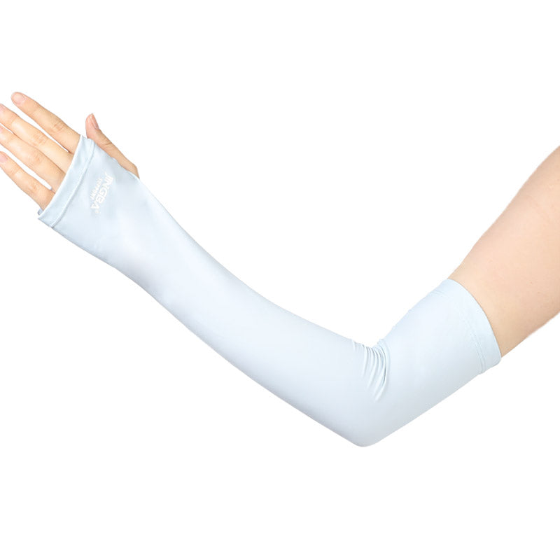 4945 Thermal Arm Warmer Summer Cooling Cycling Winter Arm Sleeves Arm Cover with Thumb Holes for Men Women