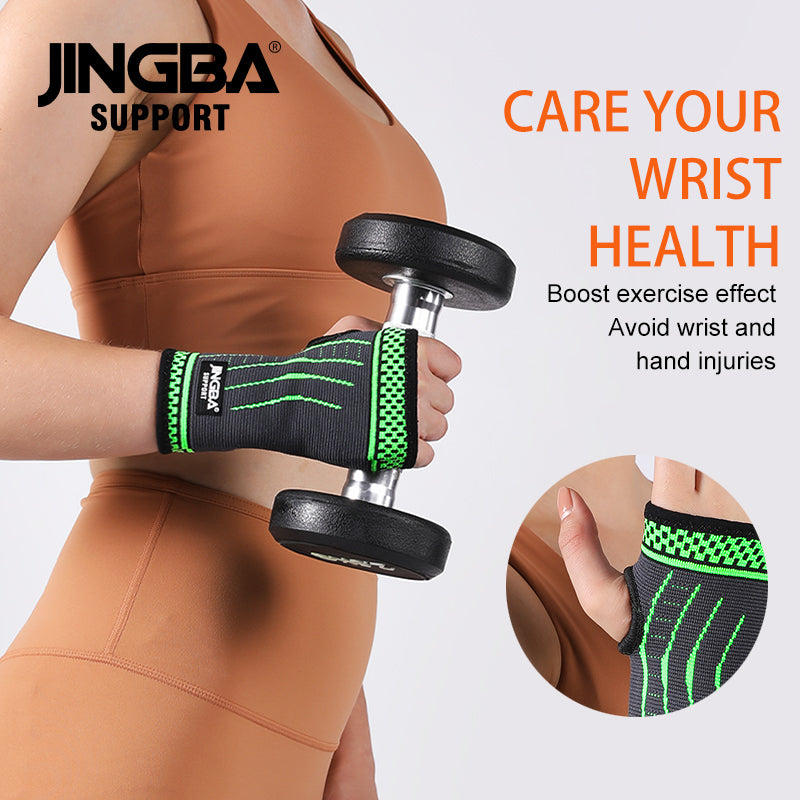 JINGBA SUPPORT 6027 Compression médicale pour le canal carpien et le soulagement de la douleur au poignet Manchons de soutien du poignet pour hommes et femmes