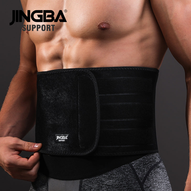 JINGBA SUPPORT 3308 Néoprène Soutien à la taille Sweat Taille Formateur Ceinture soutien dorsal à la taille bande personnaliser logo Vente en gros