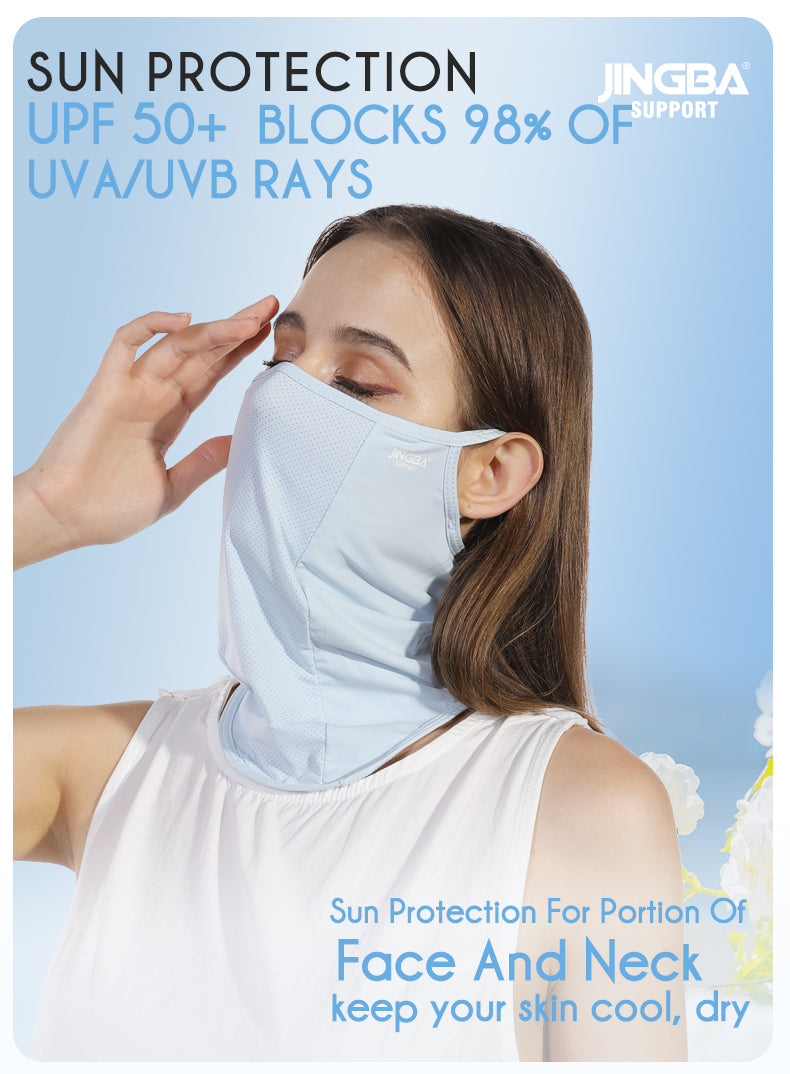 JINGBA SUPPORT 4055 masque facial réutilisable lavable Bandanas femmes hommes unisexe cache-cou couverture boucles d'oreille pour visage-cou