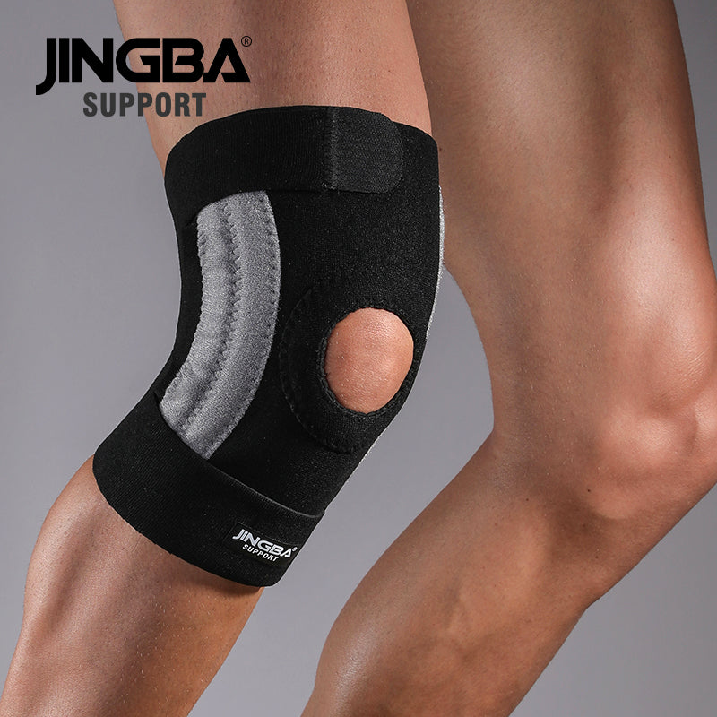 JINGBA SUPPORT 3038 Genouillère réglable pour le sport avec bandage - Volley-ball, Basketball, Fitness Genouillère Protecteur