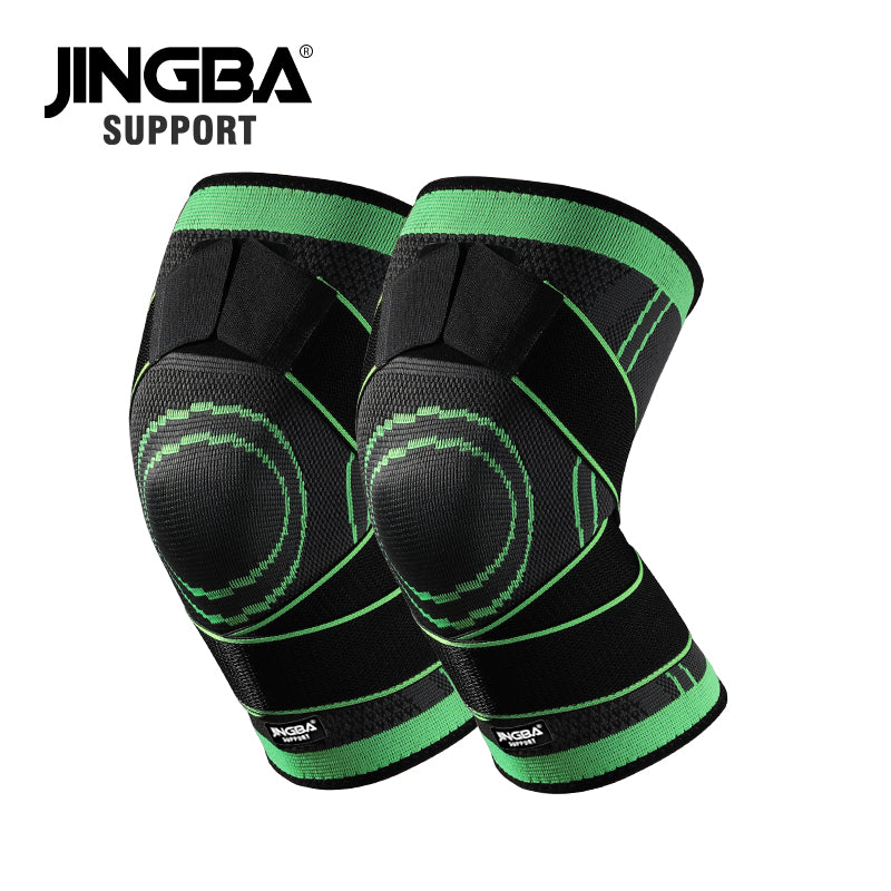 JINGBA SUPPORT 8067A Genouillères de basket-ball - Équipement de protection pour volley-ball et genouillères