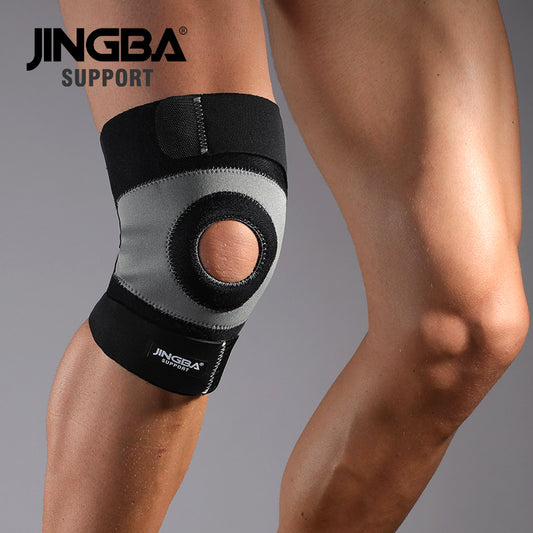 JINGBA SUPPORT 8138 Genouillère réglable pour volley-ball et basket-ball avec ceintures et genouillères de sport