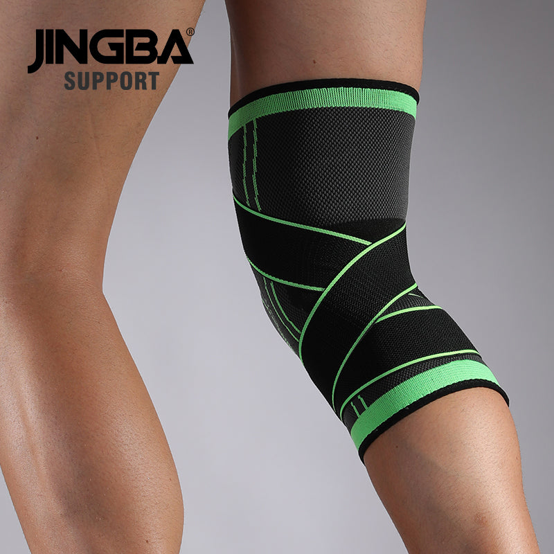 JINGBA SUPPORT 8067A Genouillères de basket-ball - Équipement de protection pour volley-ball et genouillères