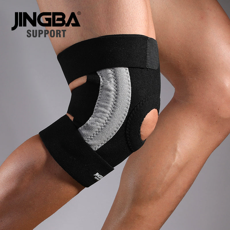 JINGBA SUPPORT 3038 Genouillère réglable pour le sport avec bandage - Volley-ball, Basketball, Fitness Genouillère Protecteur