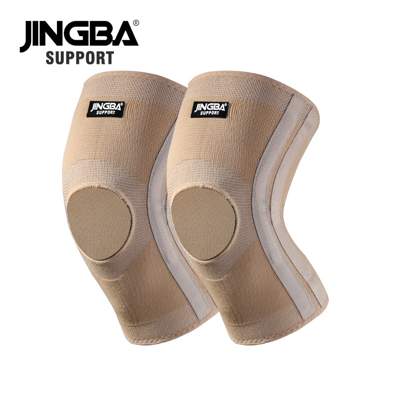 JINGBA SUPPORT 1367 Genouillère élastique pour volley-ball et basket-ball avec genouillère et support de bandage